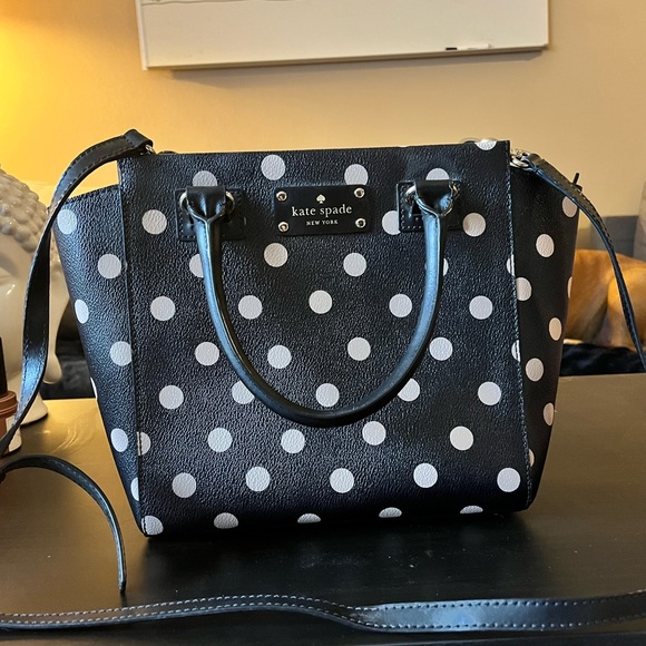 Kate Spade medium size polkadotted purse - Picture 2 of 7